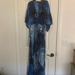 NWT Lulus tropical print maxi dress Size Large
